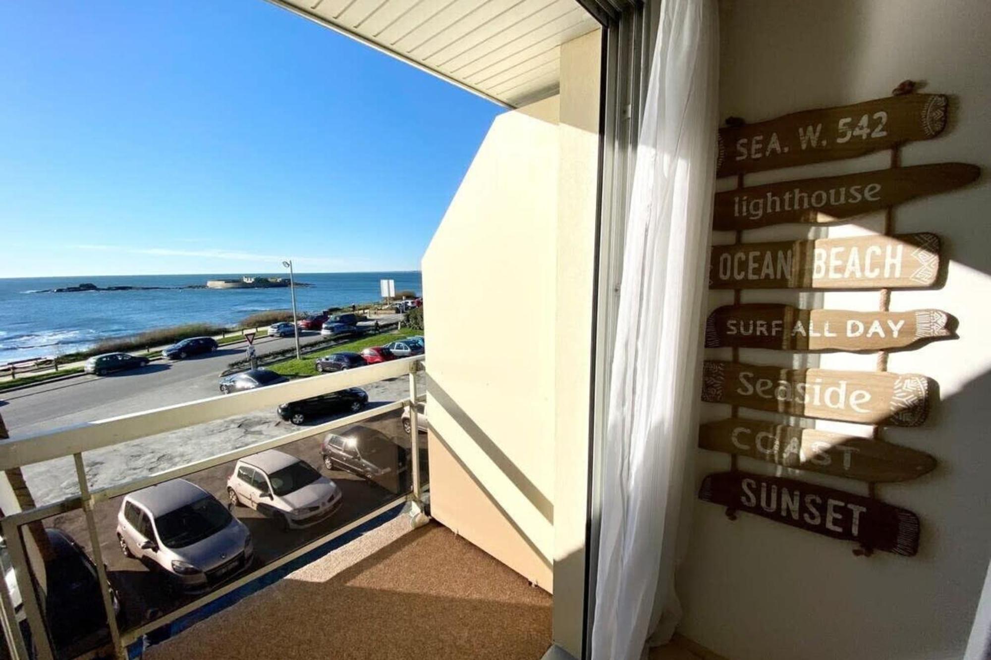 Joli Appartement Top Cosy Vue Mer Imprenable 180 Ploemeur Exterior foto