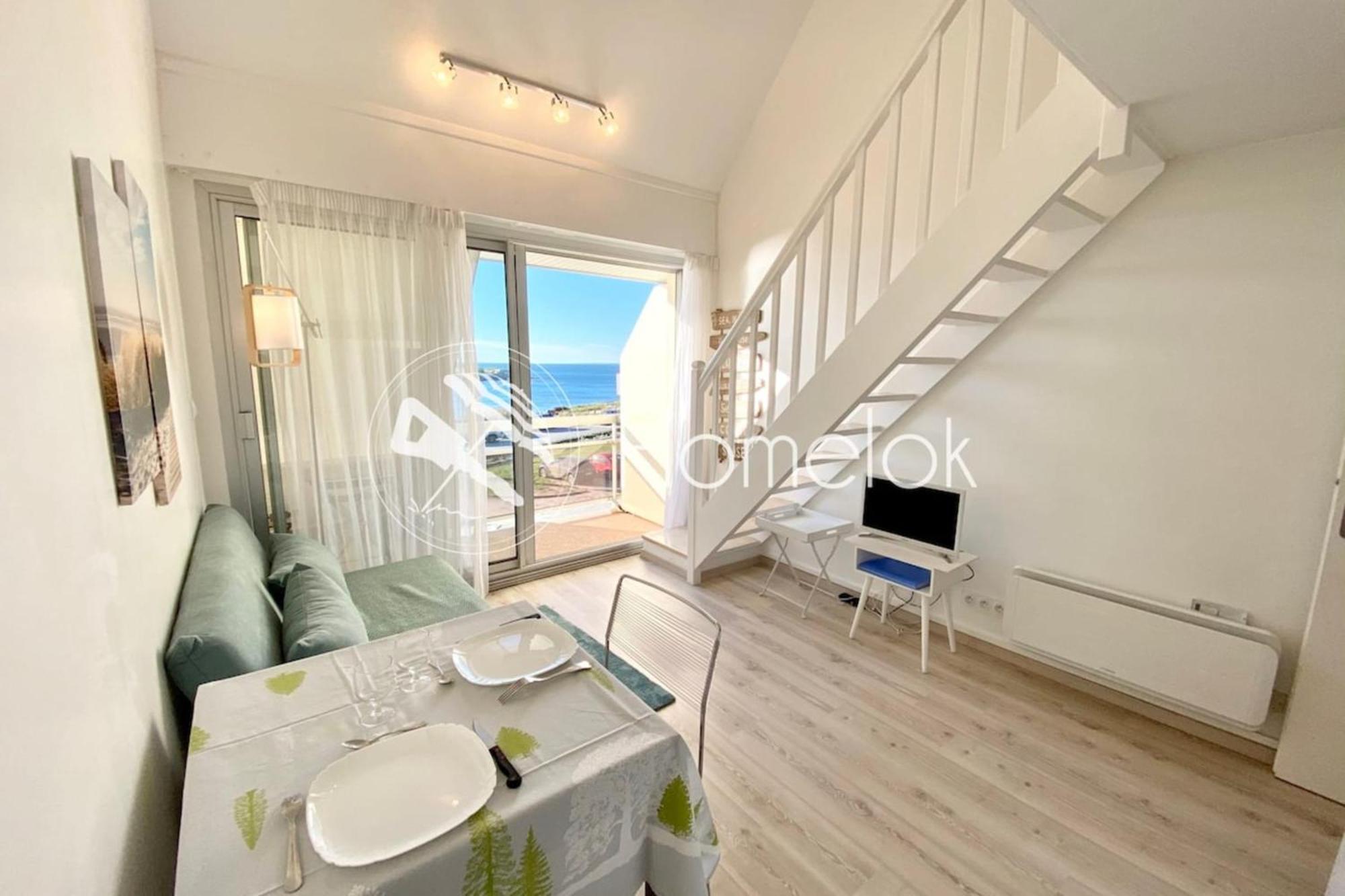 Joli Appartement Top Cosy Vue Mer Imprenable 180 Ploemeur Exterior foto